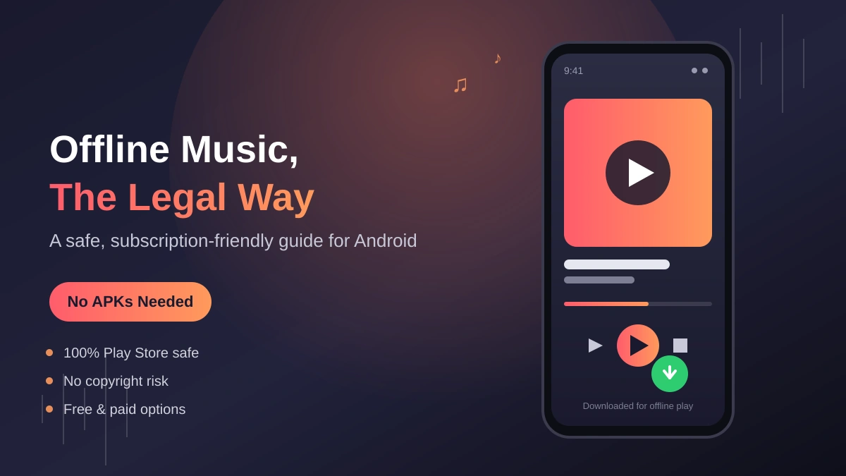 How to Listen to YouTube Music Offline on Android (Without Breaking the Rules)